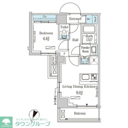 パークアクシス大塚サウスレジデンスの物件間取画像